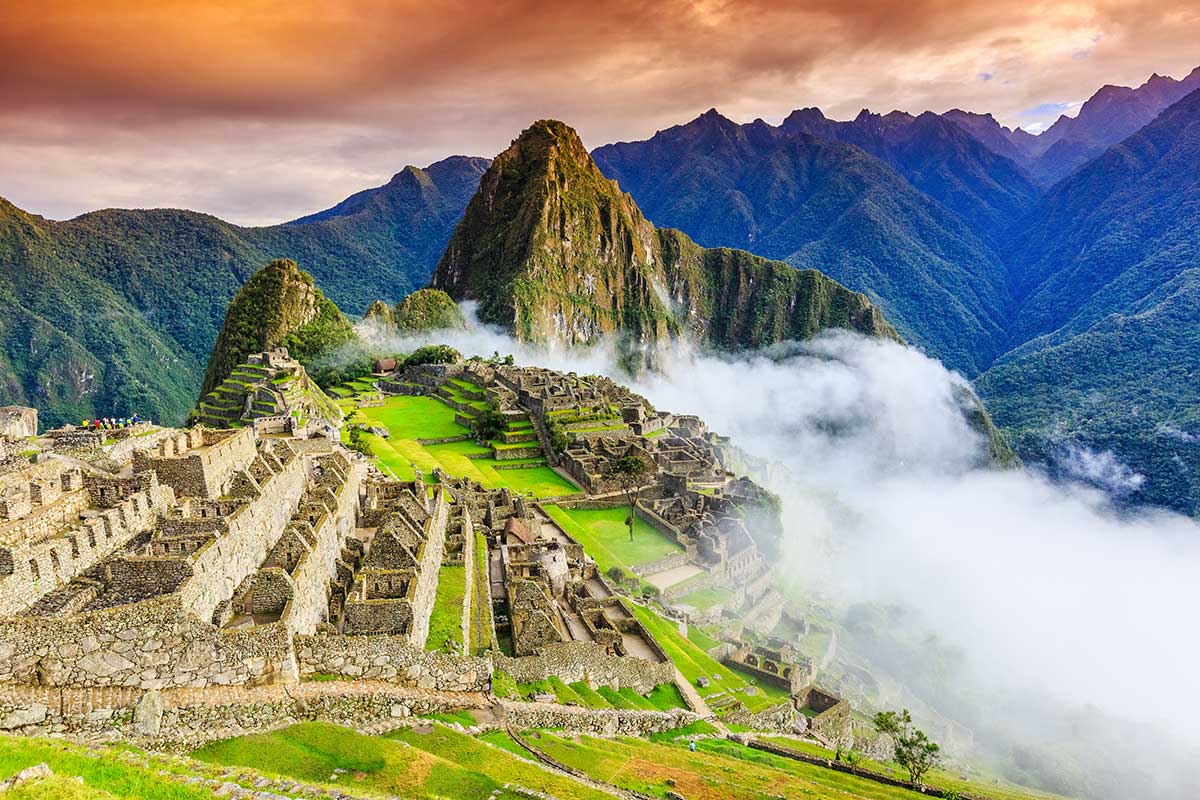 South America holidays from Australia — Machu Picchu in the morning mist