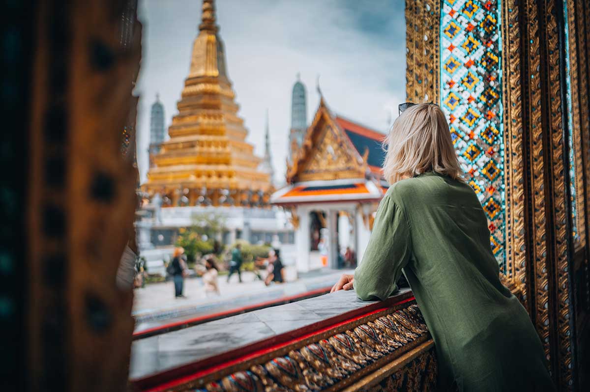 Why Australians love Asia — a Balinese temple reflected in a still mountain lake