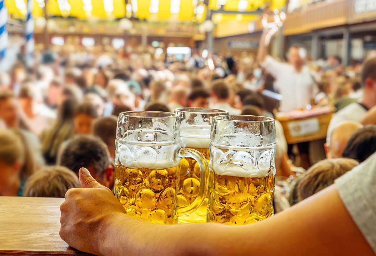 Oktoberfest Munich beer hall festival